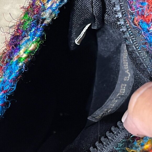 Lakhay's Collection Silk Crossbody Bag Purse Bright Colorful Boho Fun - Picture 6 of 9